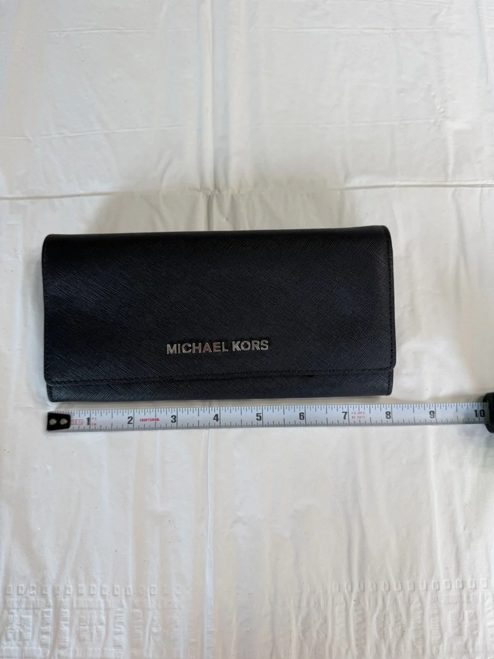Michael Kors Black Leather Key & Card Holder Organizer